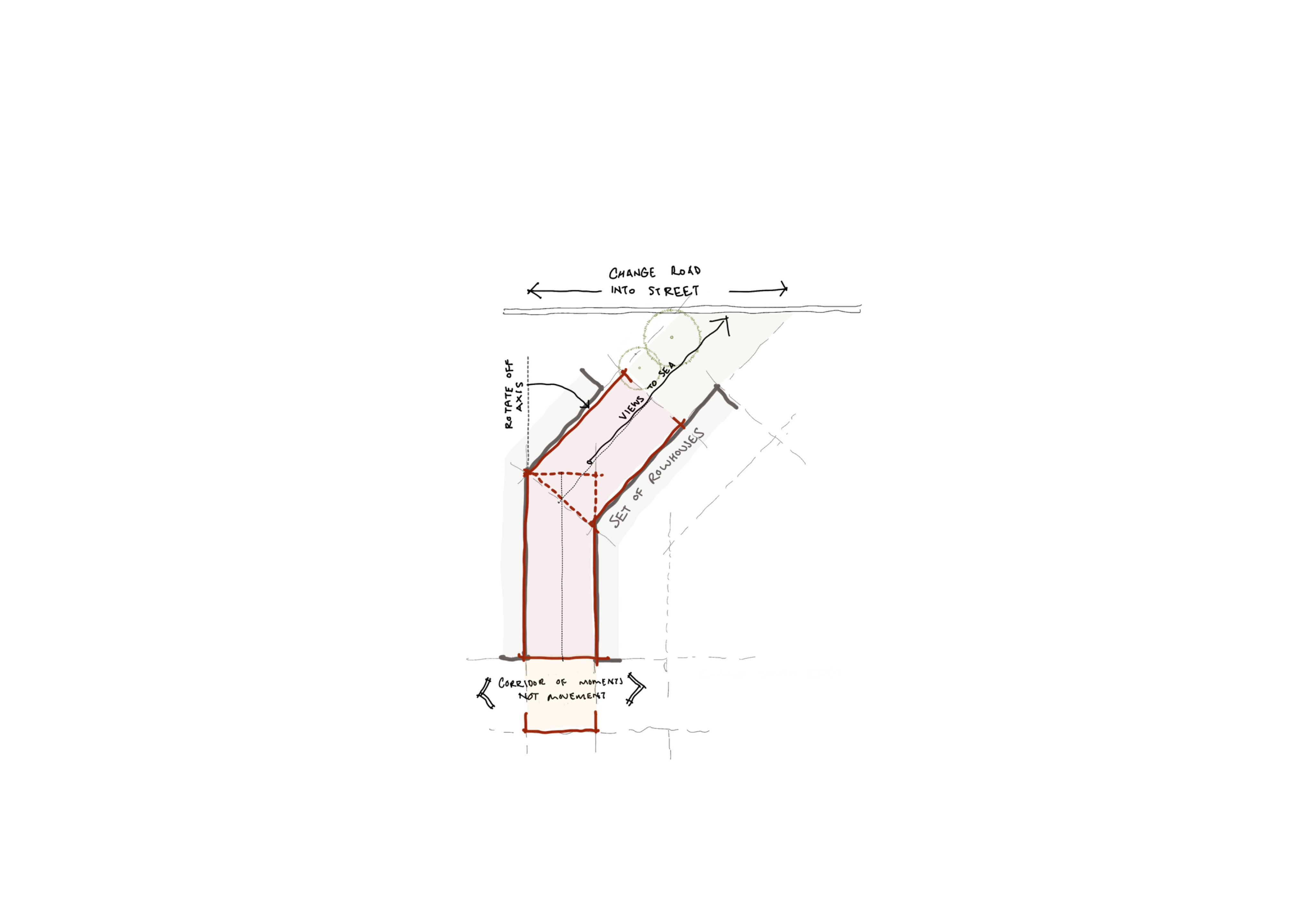 Tideview Row Concept Sketches